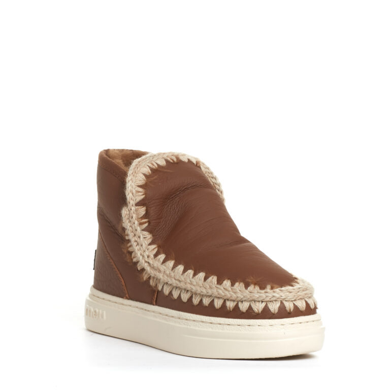 Sorelle Perego boot eskimo fondo sneakers pelle cuoio Shopping online