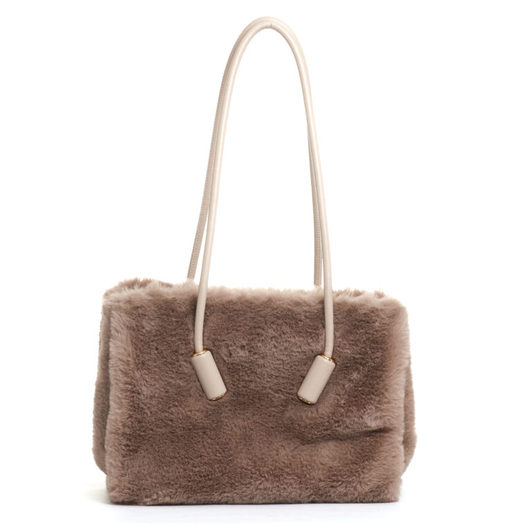 Sorelle Perego borsa in ecofur panna Black Friday