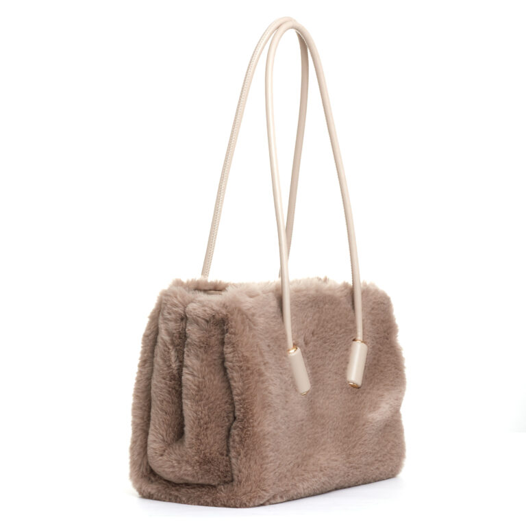 Sorelle Perego borsa in ecofur panna Black Friday