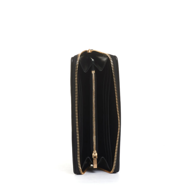 Sorelle Perego portafoglio zip continental nero Offerta natalizia