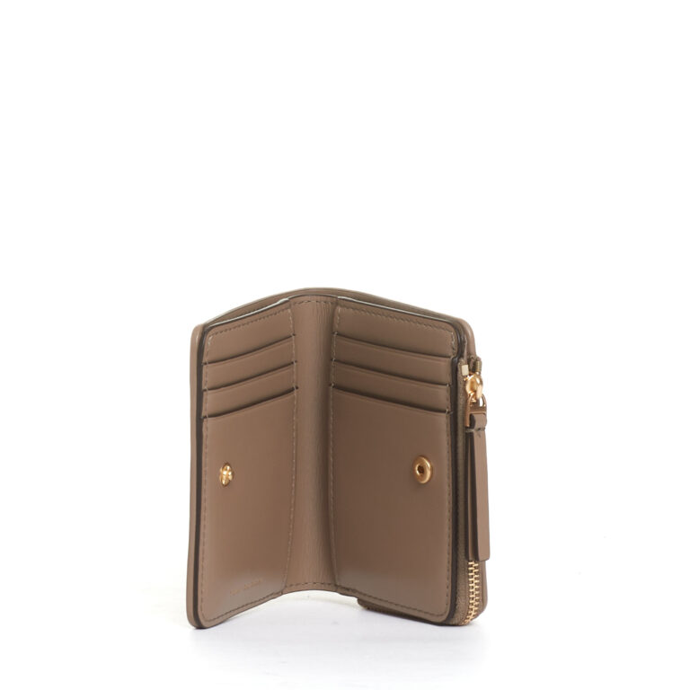 Sorelle Perego bi-fold wallet taupe Offerta per la Festa della Mamma