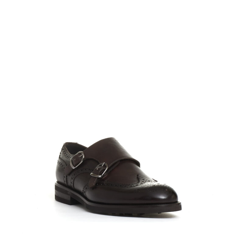 Sorelle Perego derby doppia fibbia pelle marrone Bestseller