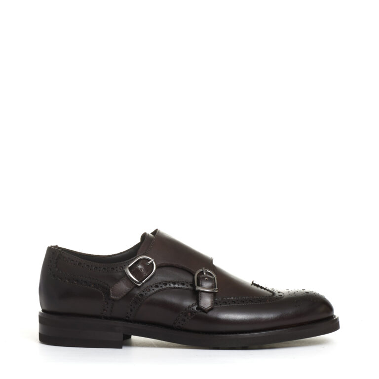 Sorelle Perego derby doppia fibbia pelle marrone Bestseller