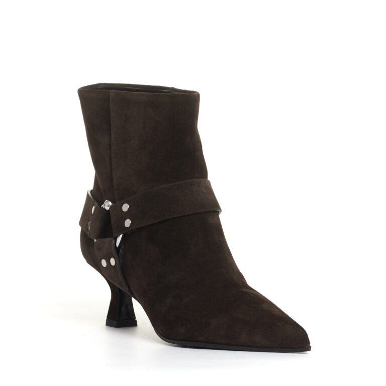 Sorelle Perego stivaletto tacco 55 mm camoscio marrone Offerte giornaliere