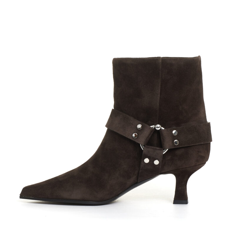 Sorelle Perego stivaletto tacco 55 mm camoscio marrone Offerte giornaliere