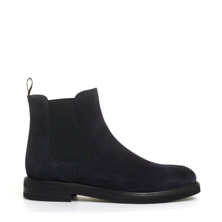 Sorelle Perego beatles liscio camoscio blu Ritorno libero