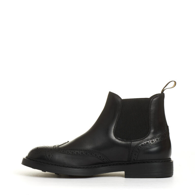 Sorelle Perego beatles pelle nera bucature fondo extralight Promozione temporanea