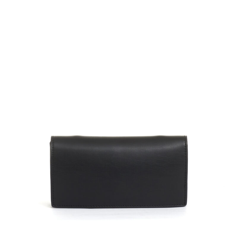 Sorelle Perego portafoglio con tracolla nero Fino al 60% di sconto