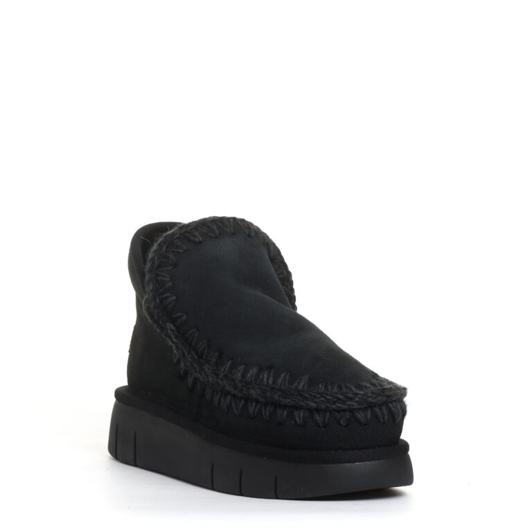 Sorelle Perego boot eskimo bounce camoscio nero Spedizione Gratuita