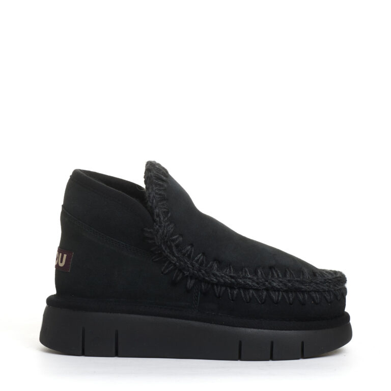 Sorelle Perego boot eskimo bounce camoscio nero Spedizione Gratuita