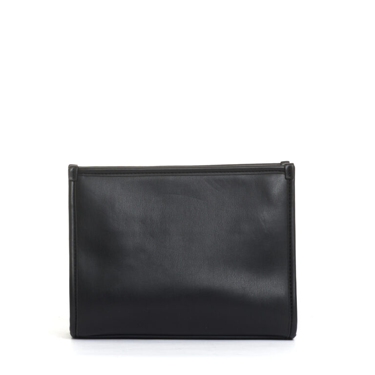 Sorelle Perego clutch nera con Teddy Consegna Veloce