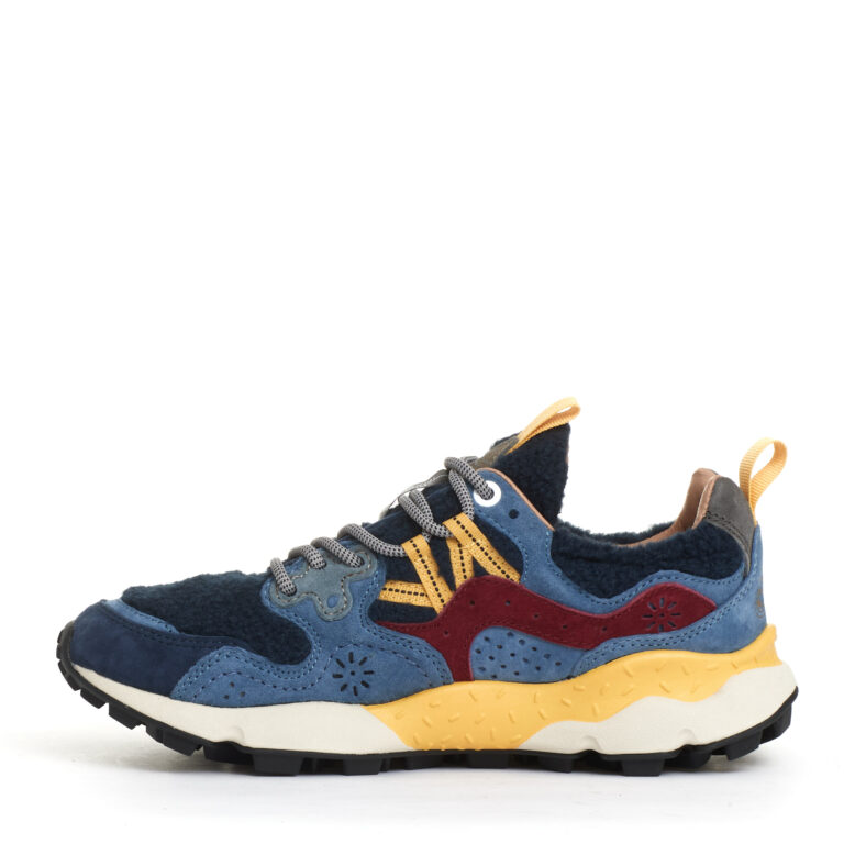 Sorelle Perego sneakers suede azzurro e bordeaux pelo blu Sottocosto
