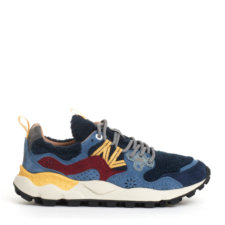 Sorelle Perego sneakers suede azzurro e bordeaux pelo blu Sottocosto