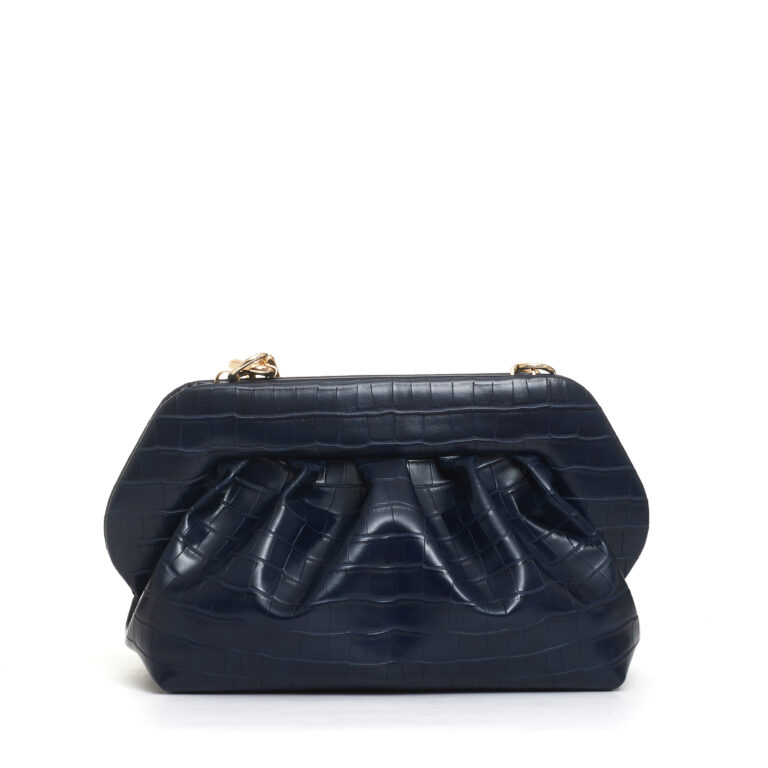 Sorelle Perego clutch stampa cocco blu Online