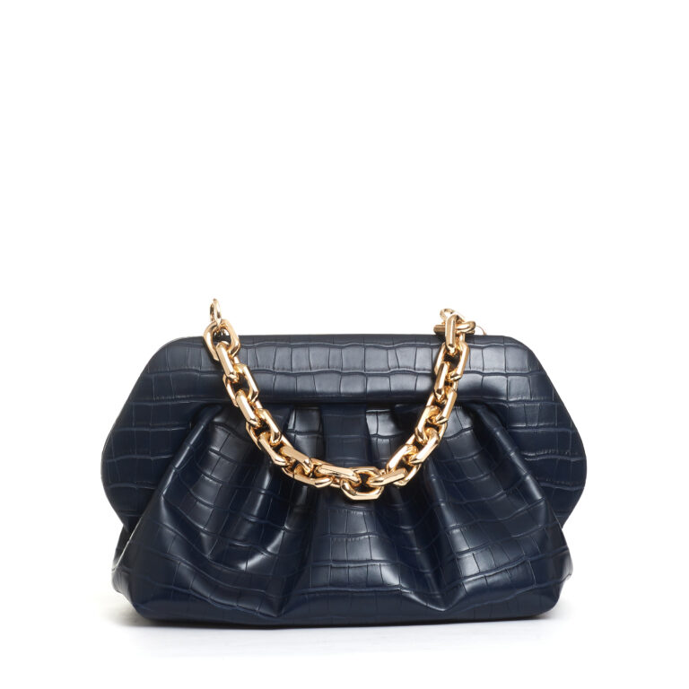 Sorelle Perego clutch stampa cocco blu Online
