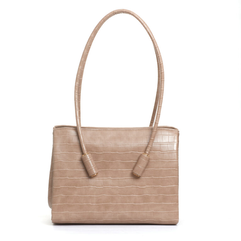 Sorelle Perego borsa in cocco taupe In Vendita