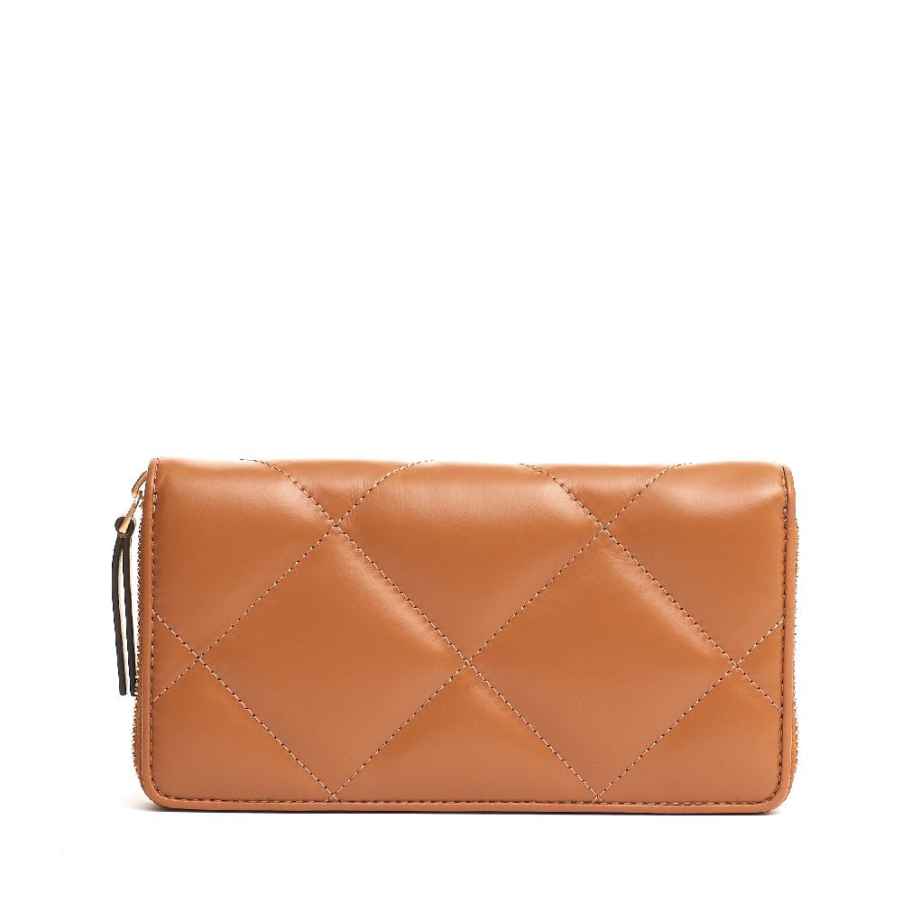 Sorelle Perego zip continental color cuoio Nuova