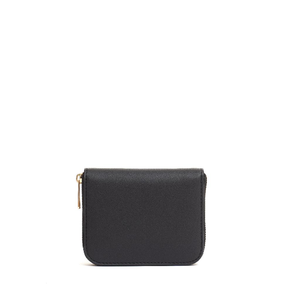 Sorelle Perego small zip portafoglio nero Prezzo di fabbrica
