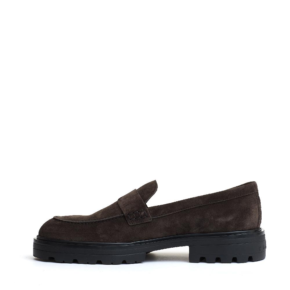Sorelle Perego mocassino camoscio marrone carroarmato Cyber Monday