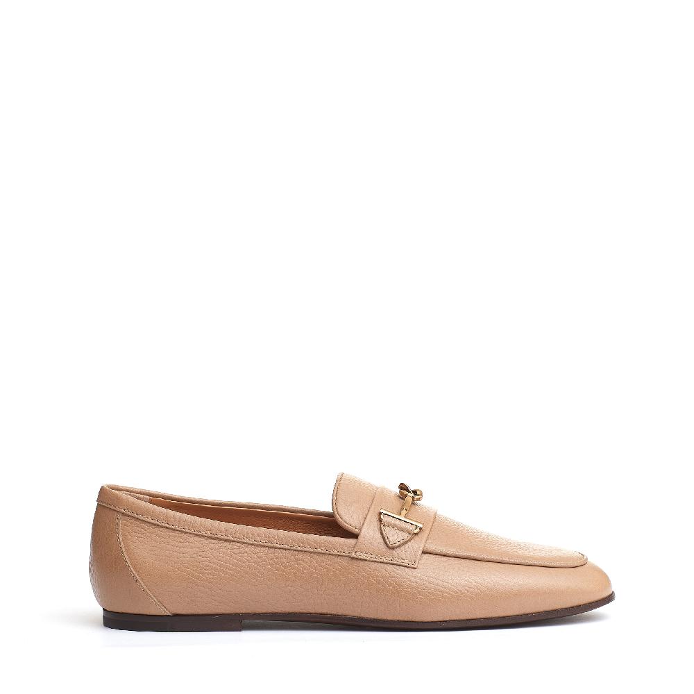 Sorelle Perego mocassino fibbia pelle beige Offerta Pasqua