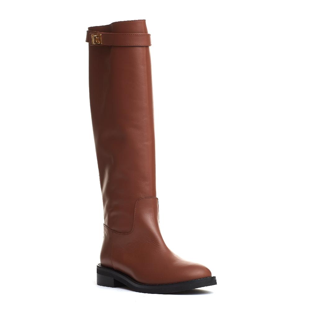 Sorelle Perego stivale pelle cuoio fibbia oro Bestseller