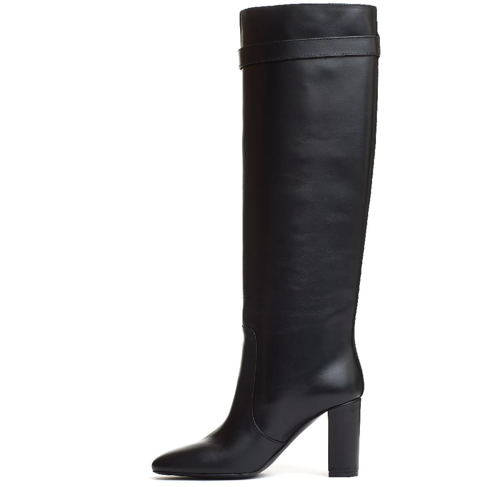 Sorelle Perego stivale pelle nera tacco 90 mm Offerte stagionali