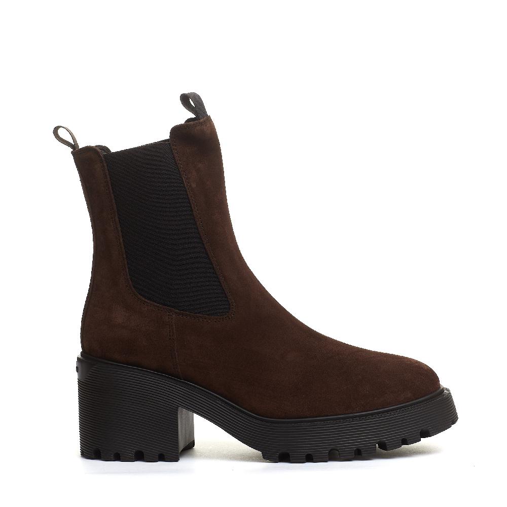 Sorelle Perego stivaletto camoscio marrone tacco 50 Comprane uno, ottenene uno gratis