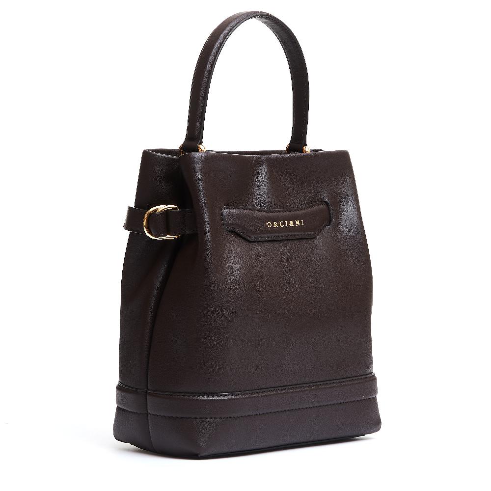 Sorelle Perego Secchiello piccolo in pelle marrone Fino al 60% di sconto