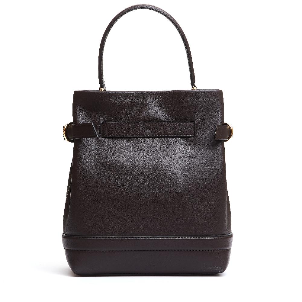 Sorelle Perego Secchiello piccolo in pelle marrone Fino al 60% di sconto