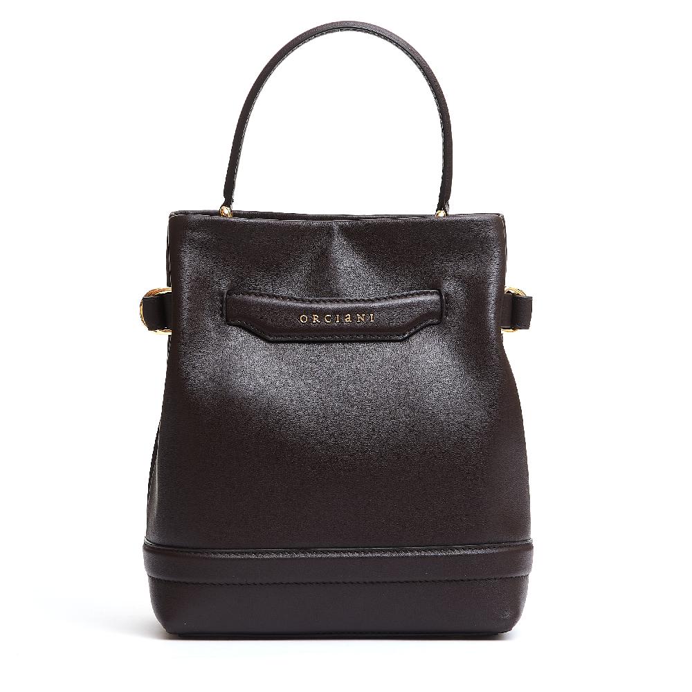Sorelle Perego Secchiello piccolo in pelle marrone Fino al 60% di sconto