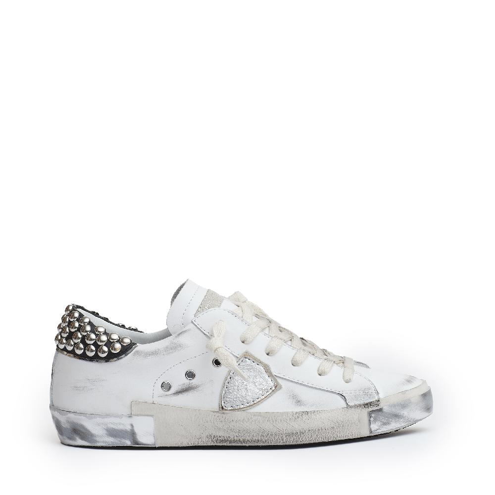 Sorelle Perego Paris pelle bianca con borchie Offerta speciale della fabbrica