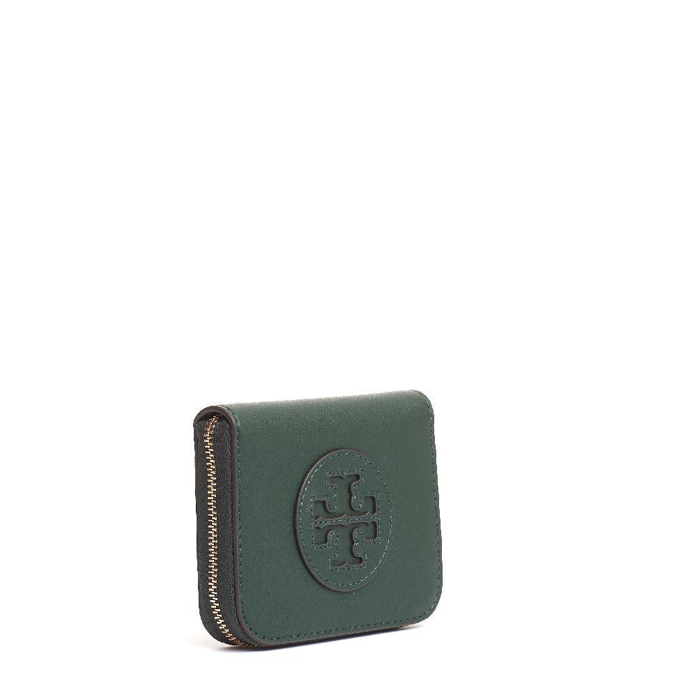 Sorelle Perego small zip portafoglio verde Sostegno trimestrale