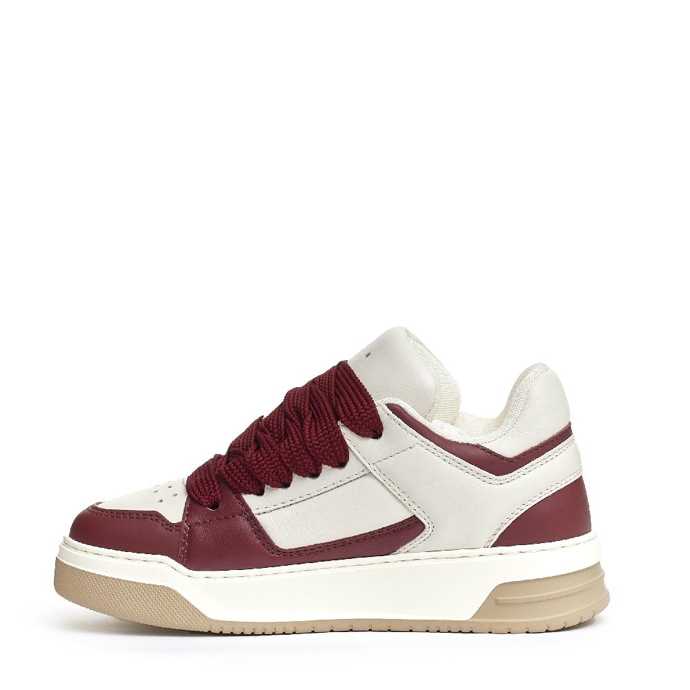 Sorelle Perego Chamallow pelle bianca bordeaux Discount Store per i nuovi prodotti