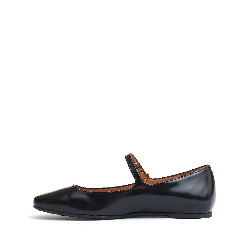 Sorelle Perego ballerina cinturino pelle nera Super sconto
