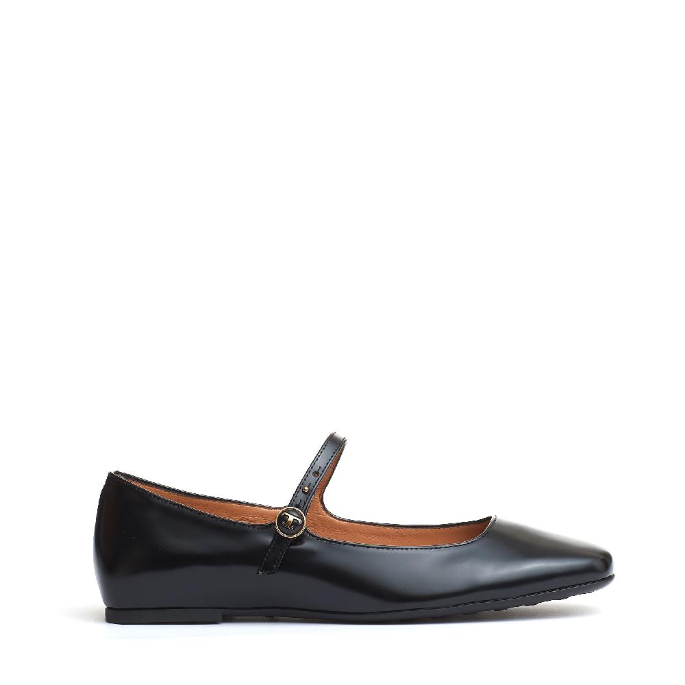Sorelle Perego ballerina cinturino pelle nera Super sconto