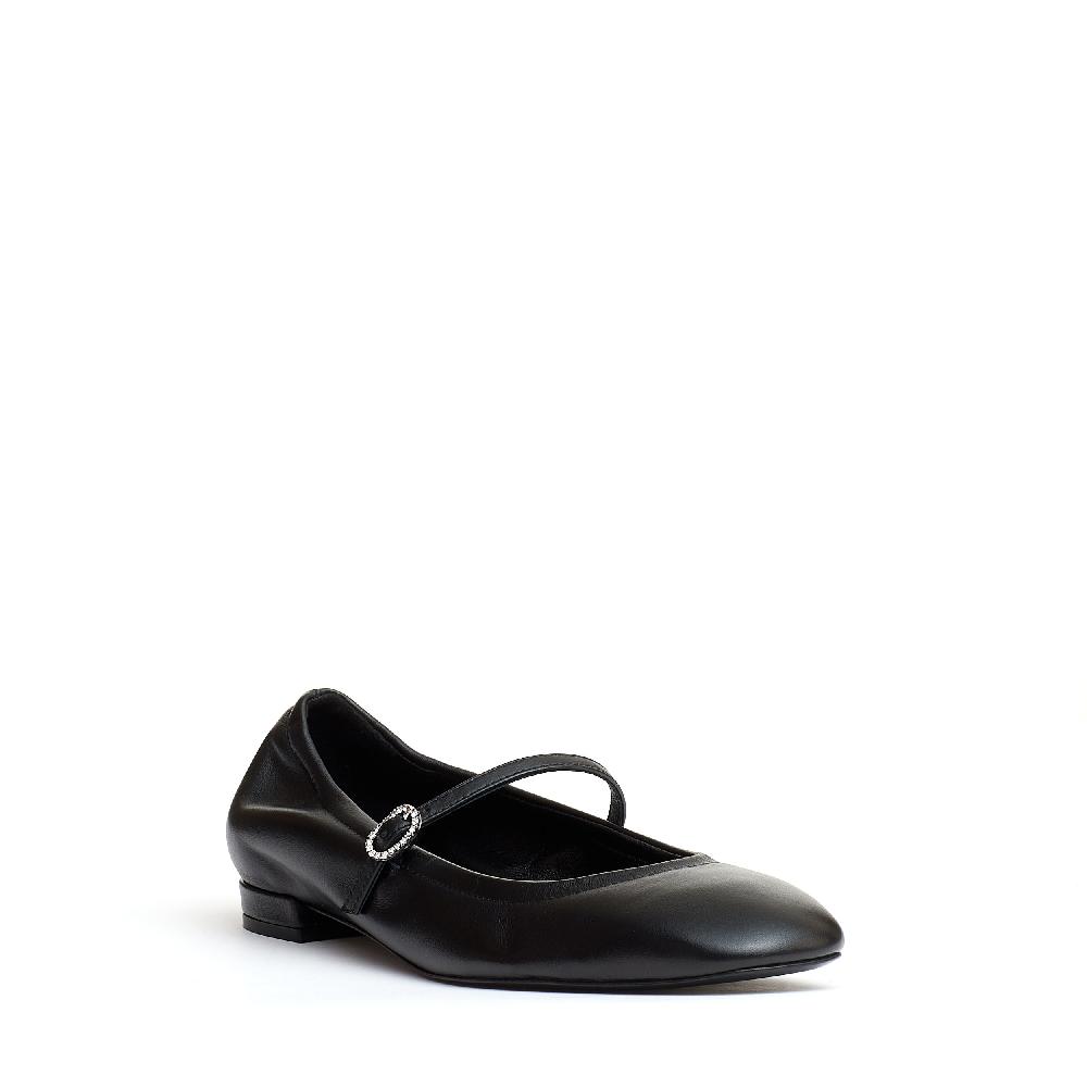 Sorelle Perego ballerina con cinturino pelle nera Enormi sconti