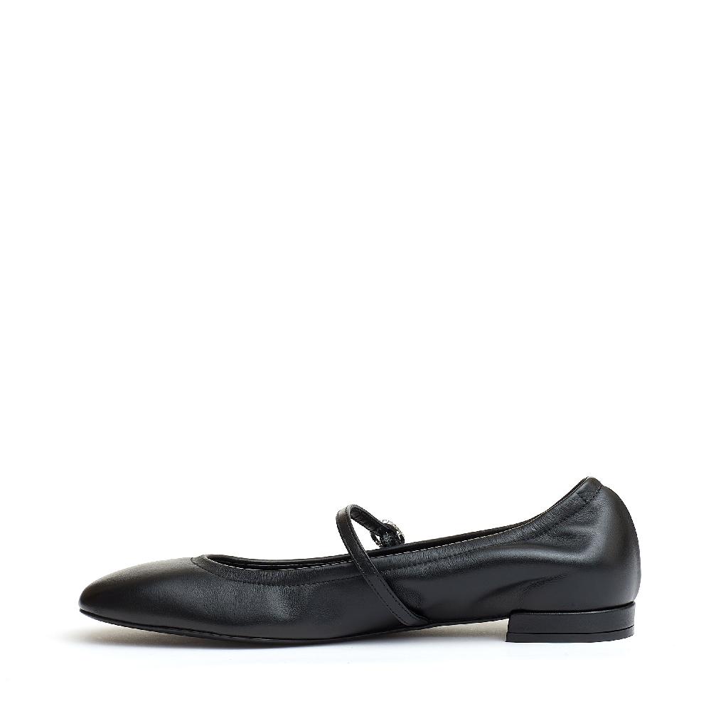 Sorelle Perego ballerina con cinturino pelle nera Enormi sconti