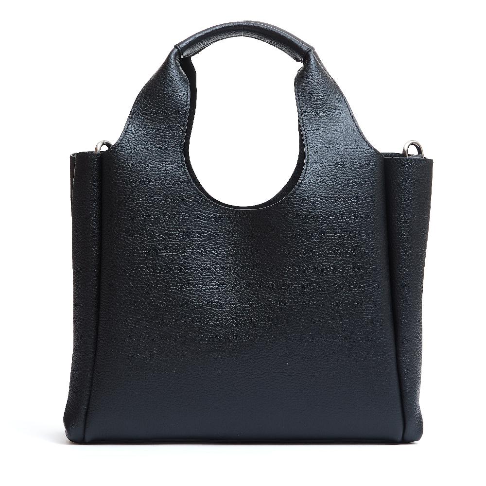 Sorelle Perego H bag shopping pelle nero Acquista Ora