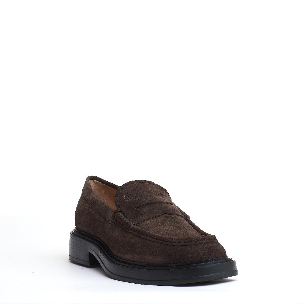 Sorelle Perego mocassino fondo grosso camoscio marrone Negozio online di fabbrica