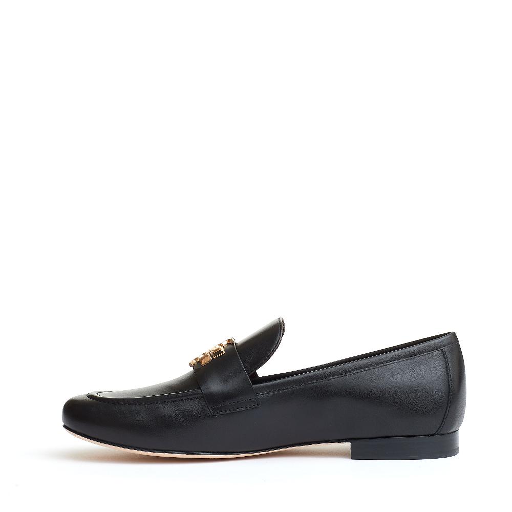 Sorelle Perego mocassino Eleanor pelle nera logo Flash Sale
