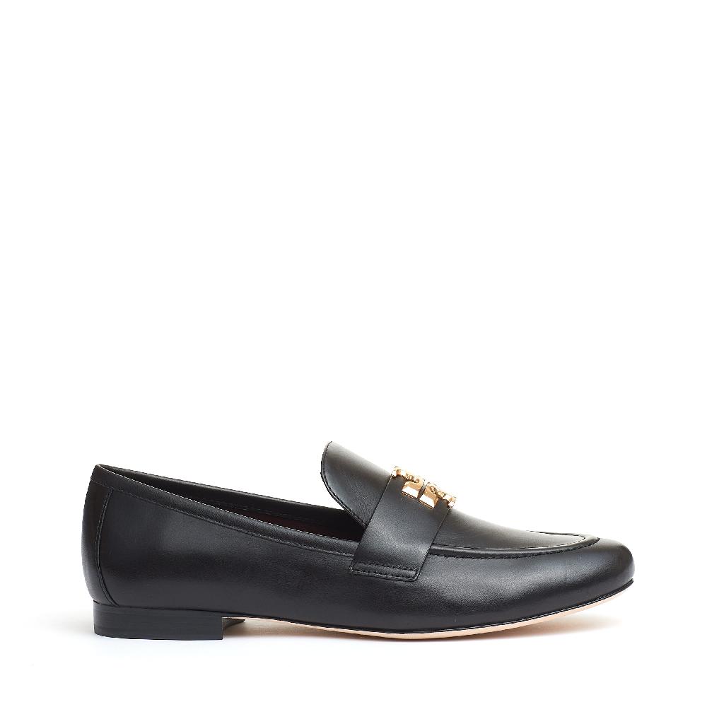 Sorelle Perego mocassino Eleanor pelle nera logo Flash Sale