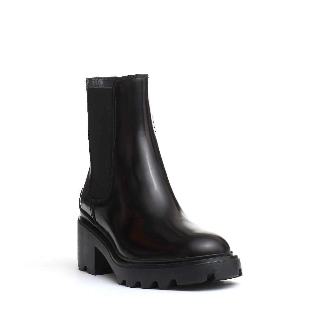 Sorelle Perego stivaletto pelle nero carroarmato 60 mm Offerta esclusiva