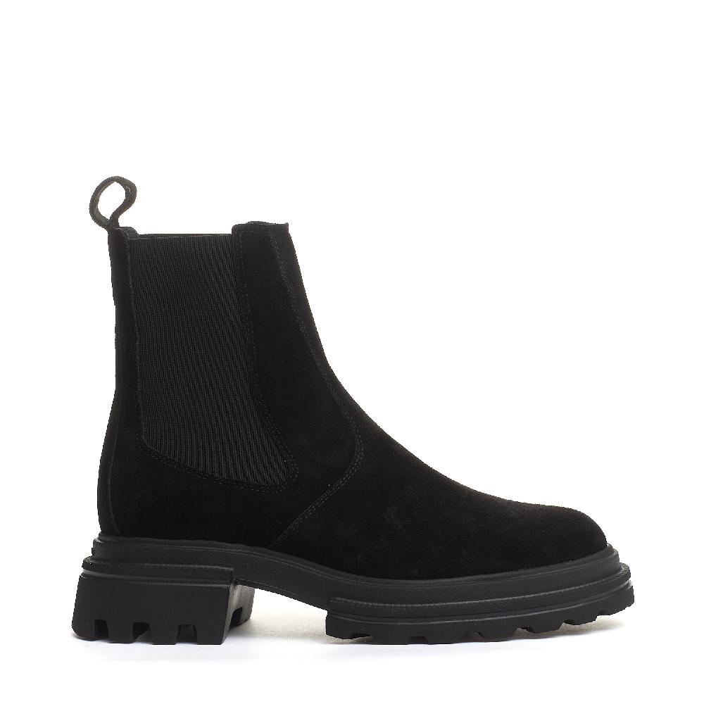 Sorelle Perego chelsea boot camoscio nero Enormi risparmi
