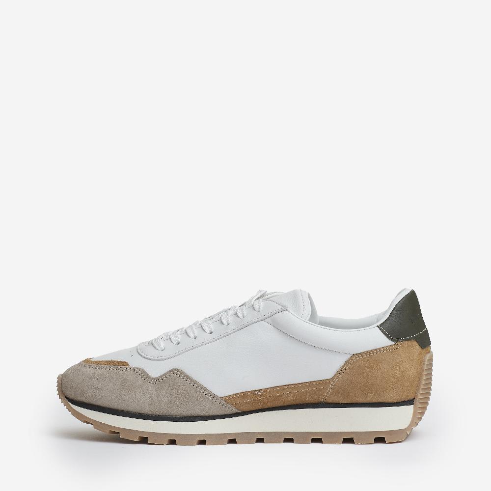 Sorelle Perego running 86er camoscio pelle bianco beige Offerta settimanale