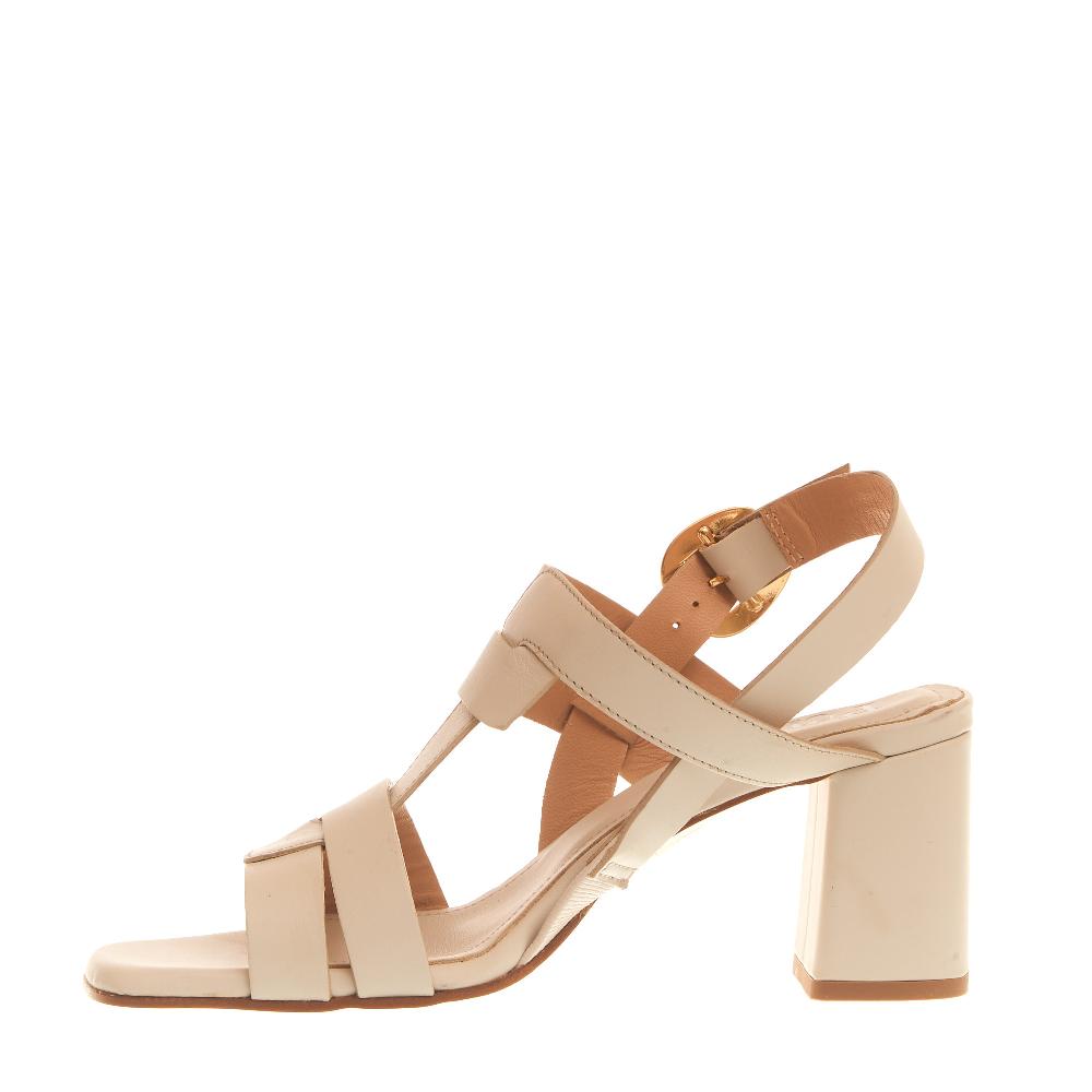 Sorelle Perego sandalo tacco 70 mm latte Ultimi due giorni