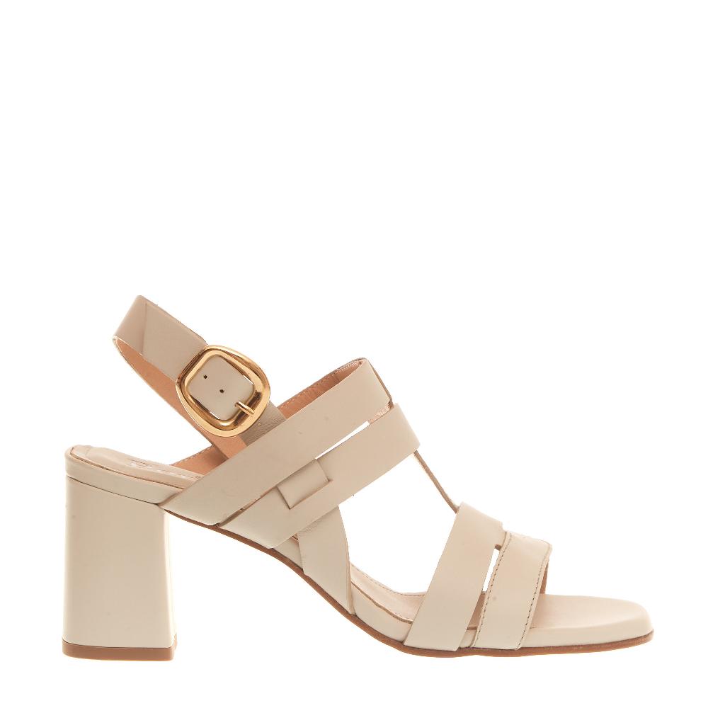 Sorelle Perego sandalo tacco 70 mm latte Ultimi due giorni