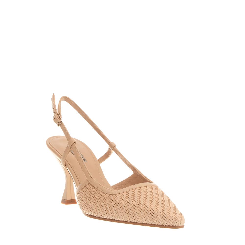 Sorelle Perego slingback intreccio beige Fino al 50% di sconto