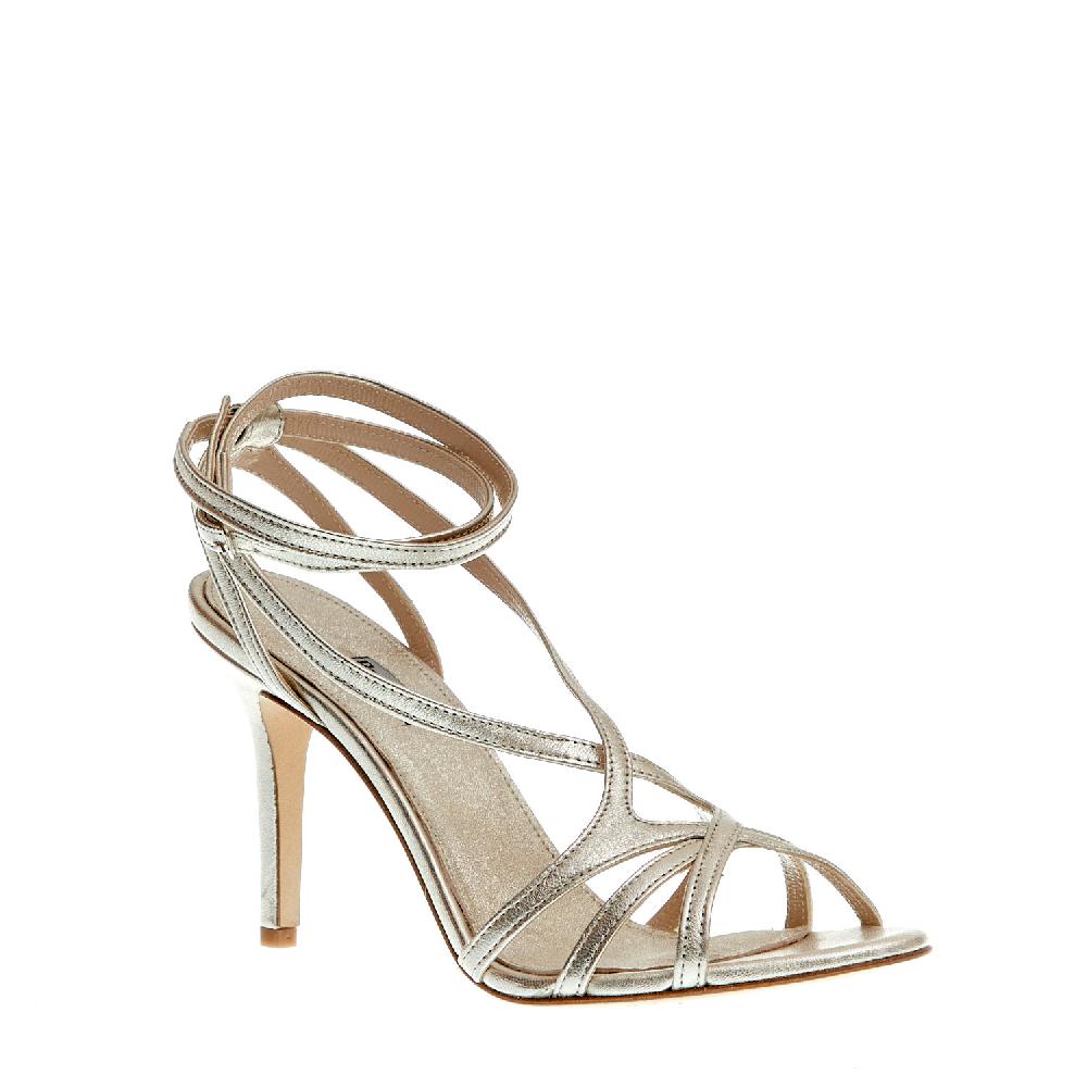 Sorelle Perego sandalo platino cinturini Italy