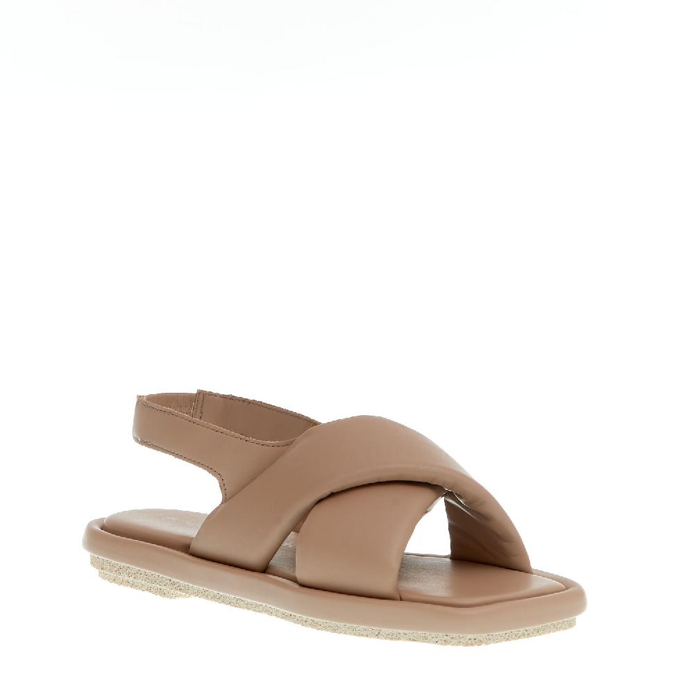 Sorelle Perego sandalo incrocio pelle nude Convenienza