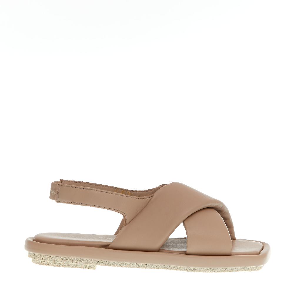 Sorelle Perego sandalo incrocio pelle nude Convenienza